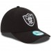 Men's Oakland Raiders New Era Black The League 9FORTY Adjustable Hat 1852344